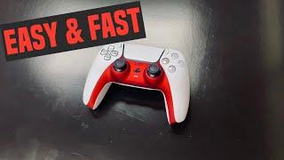 Red PS5 Controller Shell eXtremerate Custom face plate