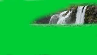 Green screen natural waterfalls free footage hd