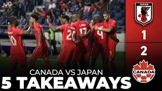 Canada vs Japan 5 Takeaways | 2022 FIFA World Cup Preparation