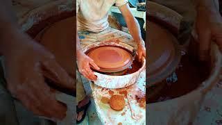 Pottery Throwing a Plate