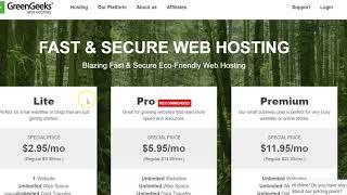 GreenGeeks Web hosting review