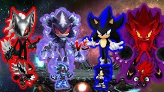 Mephiles OP & Infinite OP vs Seelkadoom V2 OP & Nazo OP in JumpForceMugen