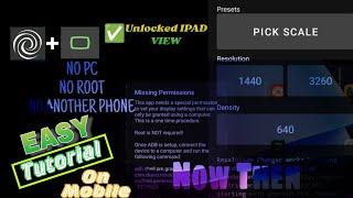 GET IPAD VIEW ON ANY ANDROID PHONE WITHOUT ROOTING OR PC!