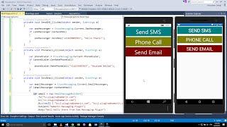 Using SMS, Email, Phone Call with Xamarin Forms