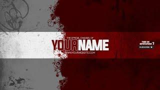 FREE Custom Banner Template For Youtube Channel #57 Photoshop | DOWNLOAD PSD