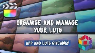 Organise your LUTs in FCPX | Color Finale LUTs Review + Giveaway