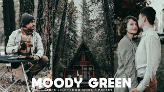 moody green lightroom mobile preset | Lightroom mobile preset | FREE DNG | Nature Preset