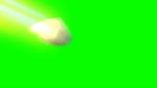 Meteor Falling (GREEN SCREEN)