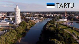 Estonia, Tartu  - Birds view on the city!