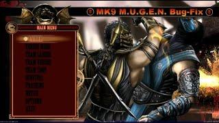  Mortal Kombat 9 2D Mugen PC【 Gameplay + Descarga 1 Link 】