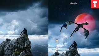 Photo Manipulation - The Dragon | PhotoShop Tutorial | Meet Baxi | TechBot Inc.