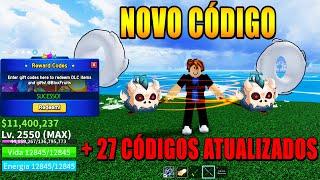 *NOVO CÓDIGO* + 27 CÓDIGOS DE 2X XP BELI E RESET NO BLOX FRUITS 2024!