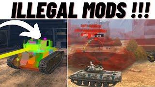 All ILLEGAL Mods (CHEATS) WOT Blitz!!!