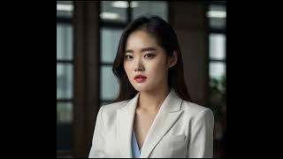 Ai ArtㅣA Korean woman in a white business suitㅣ#leonardoai