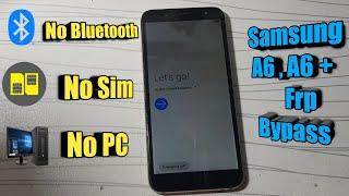 samsung a6 frp bypass without sim card | samsung a6 frp bypass