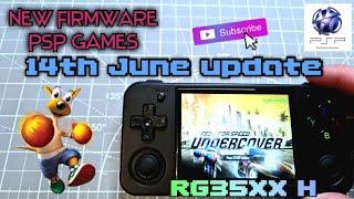 Anbernic RG35XX H new updated firmware  I PSP games I  best retro budget handheld