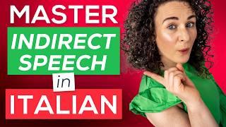 You’re Saying It WRONG! Fix Your Indirect Speech in Italian (Discorso Indiretto Italiano) + FREE PDF