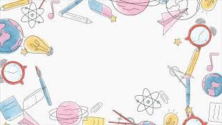 Educational Back to School Loop Animated Background with Science Elements by Motion Made
