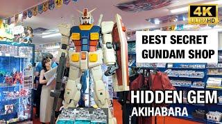 Tokyo's SECRET Gundam Shop Hidden in Akihabara おたちゅう 秋葉原 [4K 60fps ASMR]