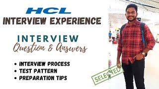 Cracking the HCL Interview: My Experience and Tips for Success | HCL Interview Questions & Answers