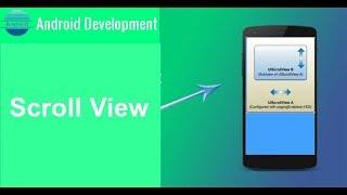 How to use the ScrollView Horizontal and Vertical for beginners YouTube