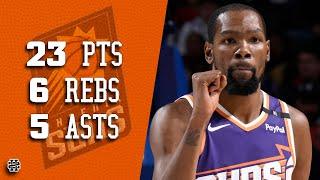 Kevin Durant 23 pts 6 rebs 5 asts vs Sixers 24/25 season