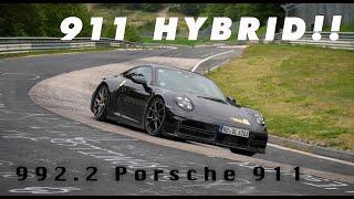 2025 Porsche 911 (992.2) Hybrid, Turbo & GT3 spotted at Nurburgring