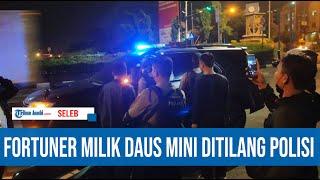 FORTUNER MILIK DAUS MINI DITILANG POLISI KARENA PAKAI LAMPU STROBO