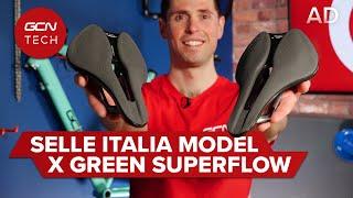 NEW Selle Italia Model X Green Superflow Saddle | GCN Tech Unboxing