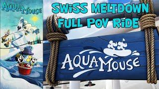 AquaMouse POV Ride on Disney Wish - Swiss Meltdown - Disney Cruise Line Water Coaster Attraction