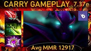  7.37e Spectre |K+A-D - 44 KP - 93%| Carry Gameplay - Dota 2 Top MMR