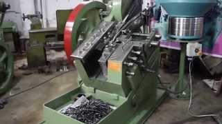 Bolt Making machine Roll Thread Machine fully Automation with vibrator bowl feeder