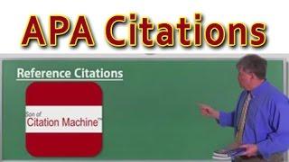 APA Citations & MLA Citations in an Instant: Son of Citation Machine