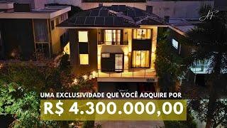 CASA ACONCHEGANTE A VENDA EM ALPHAVILLE SP  4 SUÍTES E 4 VAGAS | ANDRÉIA FAGUNDES IMÓVEIS