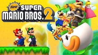 New Super Mario Bros 2 - Complete Walkthrough (2 Player)