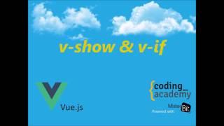 Vue v show v if