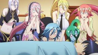 Live with Monster girls in one house  best harem moments Monster Musume モンスターガール