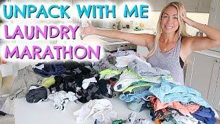 UNPACK AND CLEAN WITH ME ROUTINE  | GET ORGANISED AFTER VACATION IN 24 HOURS!  EMILY NORRIS