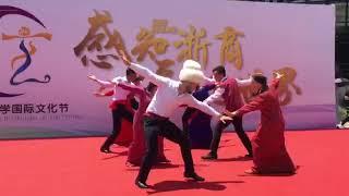 Kushtdepdi  Turkmen students in china national dance