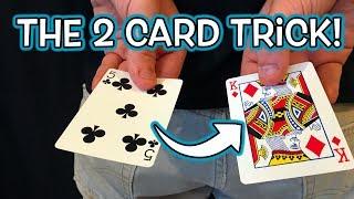 Insane 2 Card Magic Trick Revealed - EASY DIY Gimmick!