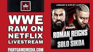 WWE RAW on Netflix Livestream | The Rock and John Cena | Roman Vs. Solo | Seth Vs. Punk | The WRAP