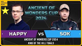 WC3 - [UD] Happy vs Sok [HU] - Finals - Ancient of Wonders Cup 2024