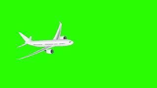 Aeroplane green screen animation effect free