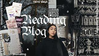 reading vlog  contemporary romances, journaling tingz, rainy days  no.044