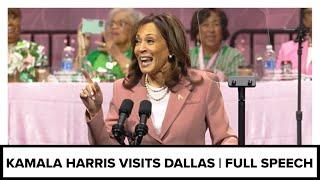 VP Kamala Harris speaks at Alpha Kappa Alpha Convention in Dallas (FULL SPEECH)