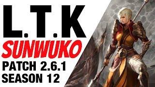 Patch 2.6.1 LTK Sunwuko Monk Speed Build Season 12 Diablo 3