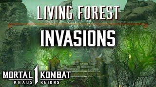 Mortal Kombat 1 - Living Forest Full Walkthrough (Invasions Season 10 / Season of Blood Moon)