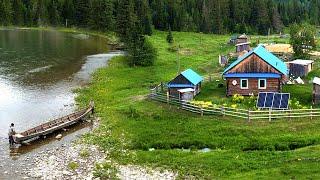 Rusya'da Yolsuz Orman Köyü. Tayga'da Medeniyetten Uzak. Rusya'da insanlar nasıl yaşıyor?