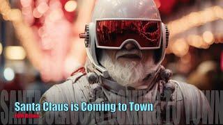 Futuristic Santa Claus is Coming to Town (Karaoke - Version) EDM Bass Boosted Christmas Music 2024 