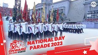 Guard of Honour and Colours Party march in | National Day 2023 | NDP 2023